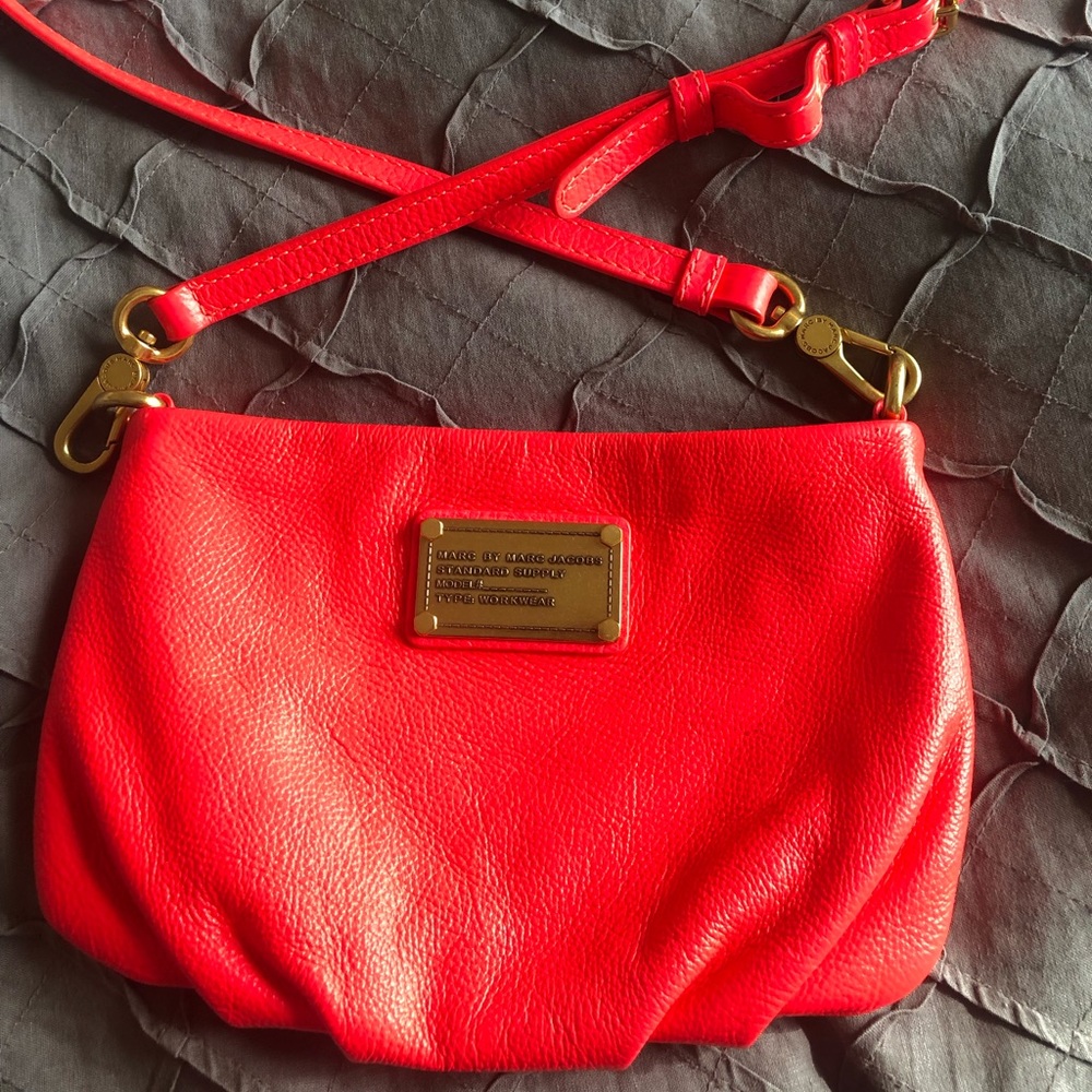 Marc By Marc Jacobs Wild Raspberry Crossover Bag - image 1